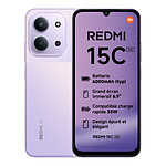 Smartphone Xiaomi Redmi 15C 5G Violet - 256 Go - 4 Go - Autre vue