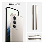 Smartphone Xiaomi Redmi 15 5G Gris - 256 Go - 8 Go - Autre vue