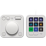 Accessoires streaming Logitech MX Creative Console - Gris clair - Autre vue