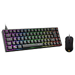 Clavier souris gamer The G-Lab Combo Titanium - Noir - Autre vue