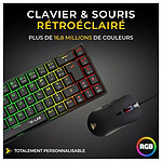 Clavier souris gamer The G-Lab Combo Titanium - Noir - Autre vue