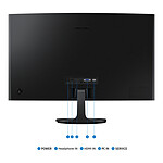Écran PC Samsung Essential S3 S27D360GAU - Noir - Autre vue