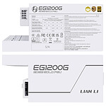 Alimentation PC Lian Li Edge 1200W 80PLUS Gold with Hub - Blanc - Autre vue