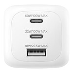 Chargeur Belkin Chargeur Secteur 100W 2 USB-C + 1 USB-A + Kit adaptateur de voyage - Autre vue