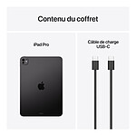 Tablette Apple iPad Pro M5 2025 11 pouces Wi-Fi - 1 To - Noir sidéral - Autre vue