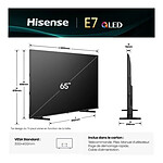 TV Hisense 43E7Q - TV QLED 4K UHD HDR - 109 cm - Autre vue