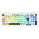 Clavier PC The G-Lab Keyz Elite 400 - Blanc Gris - Autre vue