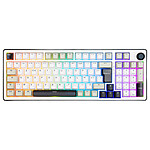 Clavier PC The G-Lab Keyz Elite 400 - Blanc Gris - Autre vue