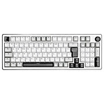 Clavier PC The G-Lab Keyz Elite 400 - Blanc Gris - Autre vue
