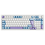 Clavier PC The G-Lab Keyz Elite 400 - Blanc Bleu - Autre vue