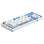 Clavier PC The G-Lab Keyz Elite 400 - Blanc Bleu - Autre vue