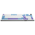 Clavier PC The G-Lab Keyz Elite 400 - Blanc Bleu - Autre vue