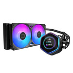 Watercooling AIO Cooler Master MasterLiquid 240 Atmos II LCD ARGB - Noir  - Autre vue