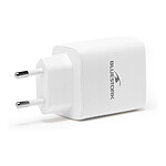 Chargeur Bluestork Chargeur USB-C/A 65W Power Delivery - Blanc - Autre vue