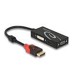 Adaptateur DisplayPort Delock Adaptateur DisplayPort passif vers VGA/HDMI/DVI compatible 4K - Autre vue
