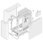Boîtier PC Hyte X50 Air - Blanc - Autre vue