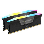 Mémoire Corsair Vengeance RGB DDR5 - 64 Go (2 x 32 Go) Noir - 6000 MHz - CL40  - Autre vue