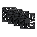 Ventilateur Boîtier Hyte FA12 Noir - Pack de 4 - Autre vue