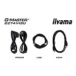 Écran PC iiyama G-Master G2741HSU-B1 Black Hawk - Autre vue