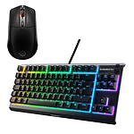 Clavier souris gamer SteelSeries Combo 3 - Noir - Autre vue