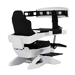 Bureau gamer MWE LAB Emperor S2 Blanc alpin - Autre vue