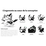 Bureau gamer MWE LAB Emperor S2 Blanc alpin - Autre vue