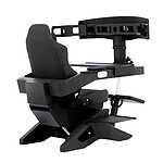 Bureau gamer MWE LAB Emperor S2 Noir carbone - Autre vue