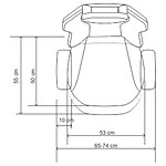 Fauteuil gamer Quersus ICOS 1.1 - Silver Grey - Autre vue