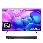 Samsung TQ55Q6F+ JBL Bar SB510  - TV QLED 4K UHD HDR - 139 cm - Barre de son 