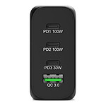 Chargeur PC portable PORT Connect Chargeur mural GaN 130W USB-C avec câble - Autre vue