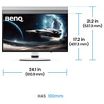 Écran PC BenQ MOBIUZ EX271UZ - Autre vue