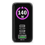 Chargeur USB PORT Connect Chargeur Secteur USB-C Power Delivery 140W GaN + Câble 2 m - Autre vue