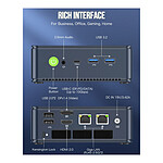 PC de bureau GMKtec NucBox M5 Plus (M5+ R7 5825U 16/512) - Autre vue