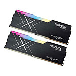 Mémoire Kingsman Gaming Vertex RGB - 2 x 16 Go (32 Go) - DDR5 - 6000 MHz - CL38 Noir (Bulk) - Autre vue