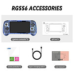 Console portable Anbernic RG556 256 Go - Bleu transparent - Autre vue