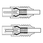 Câble Satellite Câble coaxial haute qualité mâle/femelle pour antenne TV (2.5 mètres) - Autre vue