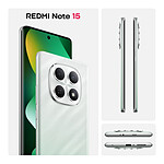 Smartphone Xiaomi Redmi Note 15 (vert) - 256 Go - Autre vue