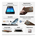 Smartphone Xiaomi Redmi Note 15 Pro+ 5G (noir) - 256 Go - Autre vue