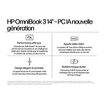 PC portable HP OmniBook 3 14-ha0010nf Copilot+ PC - Autre vue
