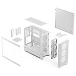 Boîtier PC Fractal Design Pop 2 Air TG RGB - Blanc - Autre vue