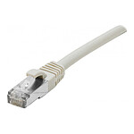 Câble RJ45 Dacomex Câble RJ45 CAT 5e F/UTP - mâle/mâle - 1 m - Gris - Autre vue