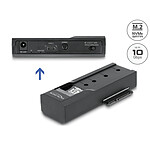 Dock pour disque dur DeLock Convertisseur pour disque et SSD SATA ou M.2 vers USB Type-C - Autre vue
