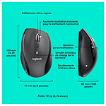 Souris PC Logitech Marathon Mouse M705 - Argent - Autre vue
