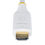Câble HDMI StarTech.com Câble HDMI 2.0 Certifié Premium haut débit 18Gbps 4K 60Hz - 3 m - Blanc - Autre vue