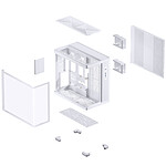 Boîtier PC Jonsbo TK-4 - Blanc - Autre vue