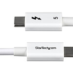 Câble USB StarTech.com Câble USB-C Thunderbolt 5 Blanc - 1 m - Autre vue
