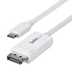 Câble DisplayPort StarTech.com Câble USB-C vers DisplayPort 1.2 (M/M) - 2 m - Autre vue