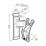 Support TV ERARD WAM200TW1 - Autre vue