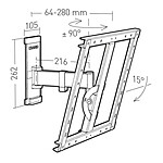 Support TV ERARD WAM400TW2 - Autre vue