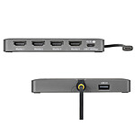 Adaptateur HDMI StarTech.com Adaptateur USB Type-C vers 4 HDMI 4K 60 Hz et port USB-C PD 140W - Autre vue
